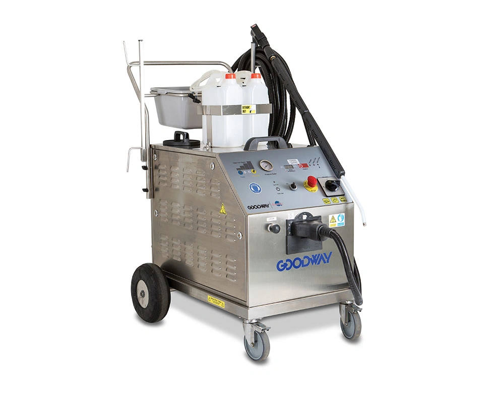Heavy-Duty Dry Steam Cleaner w/Twin Boilers | Dry Steam Cleaners | Goodway