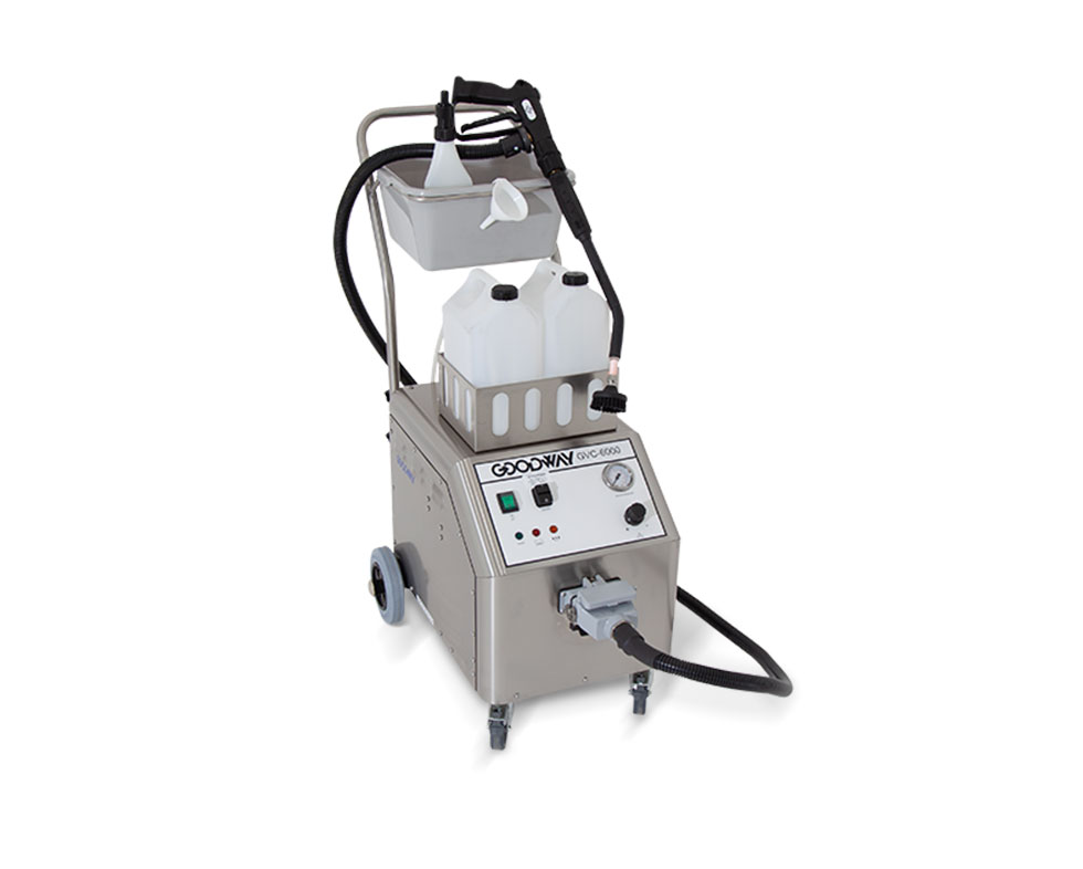Commercial Dry Steam Cleaner, 6000W | Dry Steam Cleaners | Goodway