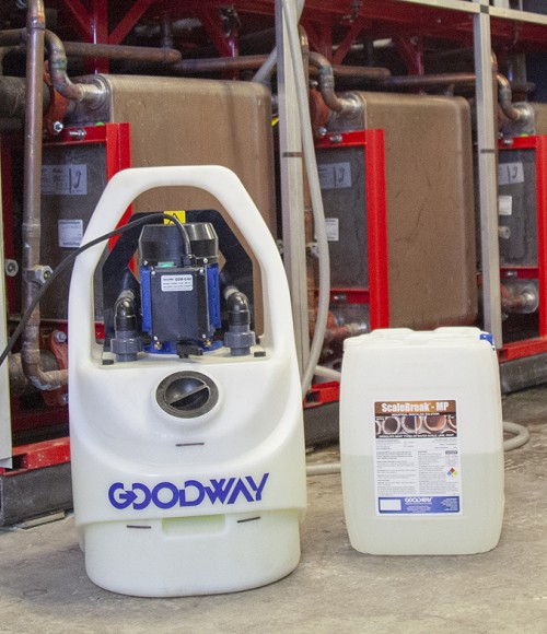 Goodway industrial descaling system